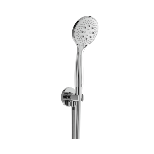 Herzbach Handbrause-Set Modena Comfort Duo Brauseset Duschschlauch Wandhalter 